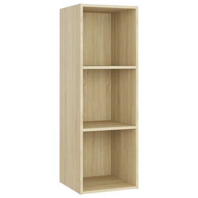 vidaXL TV Cabinets 4 pcs Sonoma Oak 107x35x37 cm Engineered Wood