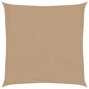 vidaXL Sunshade Sail 160 g/m&sup2; Taupe 7x7 m HDPE