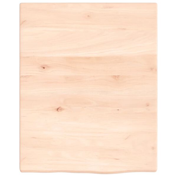 vidaXL Bathroom Countertop 40x50x2 cm Untreated Solid Wood