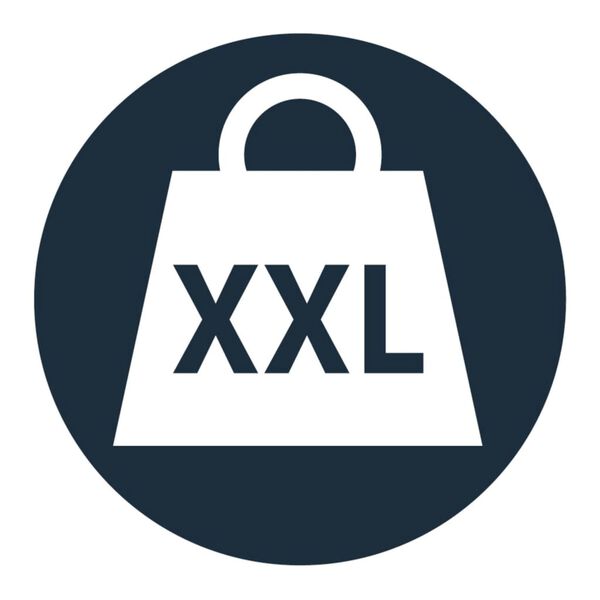 RIDDER Bathroom Stool Zac XXL Black PU/Aluminium