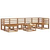 vidaXL Outdoor Sofa Set 8 pcs Natural Solid Acacia Wood
