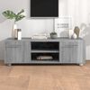 vidaXL TV Cabinet Grey Sonoma 110x40x35 cm Engineered Wood