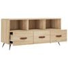 vidaXL TV Cabinet Sonoma Oak 102x36x50 cm Engineered Wood