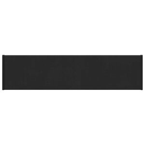 vidaXL Window Sill Black with wood grain 80 x 20 x 4.5 cm PVC