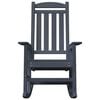 vidaXL Garden Rocking Chair Navy Blue 92 x 70 x 108cm HDPE