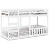 vidaXL Bunk Bed White 80x200 cm Solid Wood Pine