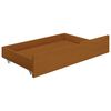 vidaXL Bed Frame without Mattress Honey Brown Solid Wood 180x200 cm Super King
