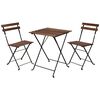 ProGarden Bistro Set 3 Pcs Black