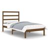 vidaXL Bed Frame without Mattress Honey Brown 90x190 cm Solid Wood