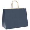 vidaXL Paper Bags 250 pcs with Handles Blue 32x17x25 cm