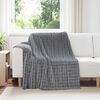 vidaXL Throw Blankets 6 pcs Dark Grey 200 x 150 cm Fleece