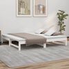 vidaXL Pull-out Day Bed without Mattress White 2x(90x190) cm