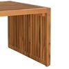 vidaXL Garden Side Table Manual Brown 90 x 50 x 36 cm Solid teak wood