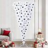 vidaXL Artificial Christmas Tree with Stand White 240 cm PVC and Steel
