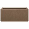 vidaXL Garden Flower Box Brown 80 x 36 x 35 cm PP