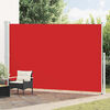 vidaXL Patio Retractable Side Awning 220x500 cm Red