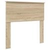 vidaXL Bed Frame with Headboard Sonoma Oak 80 x 200 cm Engineered Wood