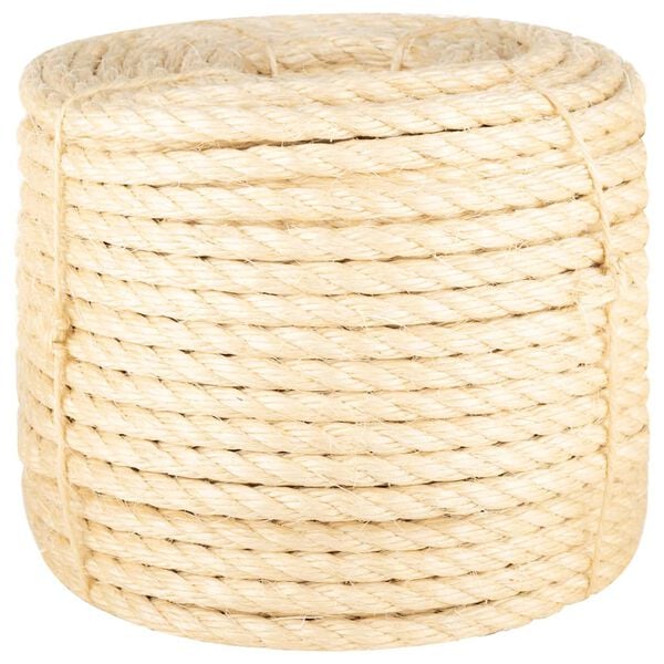 vidaXL Rope 100% Sisal 14 mm 25 m