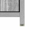 vidaXL Bathroom Cabinet Grey Sonoma 30x30x183.5 cm Engineered Wood