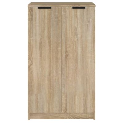 vidaXL Shoe Cabinet Sonoma Oak 59x35x100 cm Engineered Wood