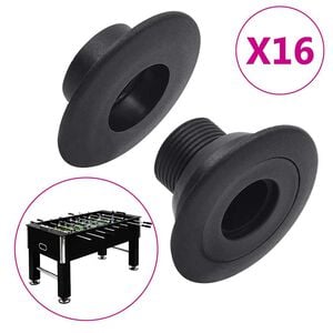 vidaXL Football Table Bearings for 15,9/16 mm Rod 16 pcs