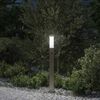 vidaXL Bollard Light with Sensor 80 cm Stainless Steel IP44