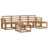 vidaXL Outdoor Sofa Set 6 pcs Natural Solid Acacia Wood