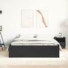vidaXL Bed Frame without Mattress Black 120x190 cm Small Double Small Double