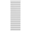 vidaXL Zebra Blind Light Grey 80x200 cm Fabric Width 75.9 cm Polyester