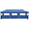 vidaXL Folding Pop-up Party Tent with 5 Sidewalls 3x9 m Blue
