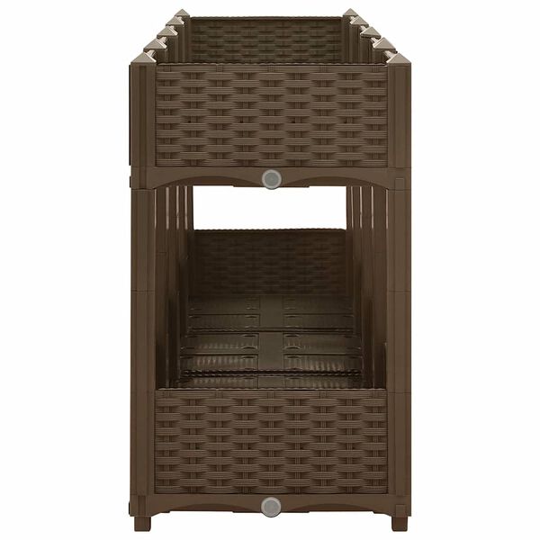 vidaXL Raised Bed 160x40x71 cm Polypropylene