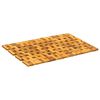 vidaXL Bath Mats 2 pcs Natural 44 x 60 cm Solid Acacia Wood