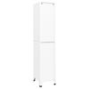 vidaXL Locker Cabinet White 38x40x180 cm Steel
