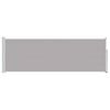 vidaXL Patio Retractable Side Awning 100x300 cm Grey