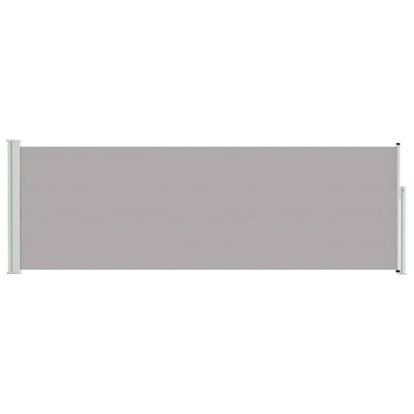 vidaXL Patio Retractable Side Awning 100x300 cm Grey