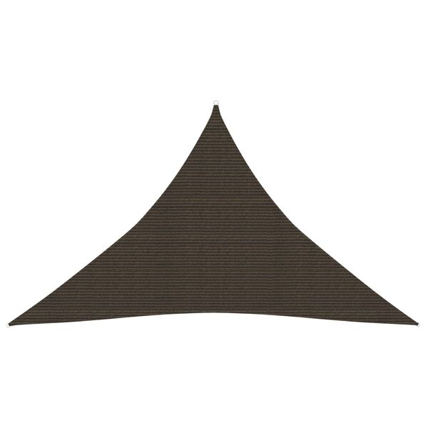 vidaXL Sunshade Sail 160 g/m² Brown 2.5x2.5x3.5 m HDPE