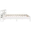 vidaXL Bed Frame without Mattress White 180x200 cm Super King Solid Wood Pine