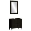 vidaXL 2 Piece Bathroom Furniture Set Solid Wood Mango