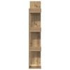 vidaXL Book Cabinet Artisan Oak 86x25.5x140 cm Engineered Wood