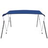 vidaXL 3 Bow Bimini Top Blue 183x140x137 cm