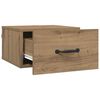 vidaXL Bedside Cabinet Artisian Oak 35 x 35 x 20 cm Engineered Wood