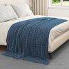 vidaXL Throw Blanket Navy Blue 200 x 150 cm Fleece