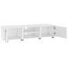 vidaXL TV Cabinet White 140x40x35 cm Engineered Wood