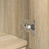 vidaXL Cabinet with Drawer Sonoma Oak 55.5x34x119.5 cm Engineered Wood