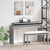 vidaXL Keyboard Stand Grey Sonoma 120 x 32 x 64 cm Engineered Wood