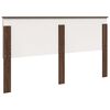vidaXL Headboard Brown Oak 200 cm Engineered Wood