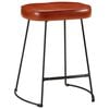 vidaXL Bar Stools 2 pcs Dark Brown 40x29,5x53 cm