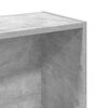 vidaXL Bookcase Concrete Grey 80x24x109 cm Engineered Wood