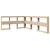 vidaXL Bookcase Bed without Mattress 150x200 cm Solid Wood Pine