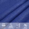vidaXL Sunshade Sail 160 g/m&sup2; Blue 2x2 m HDPE